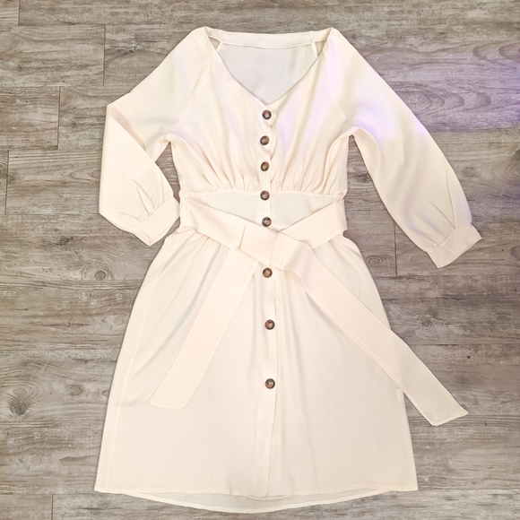 SVETLANA Dresses & Skirts - SVETLANA 🍑🍊 Peach Linen Dress